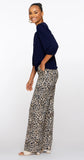 Pantalon large avec imprimé animal Geisha